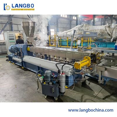 150kg / H Mesin Pelletizing Plastik Semi Otomatis Dioperasikan Top Feeding