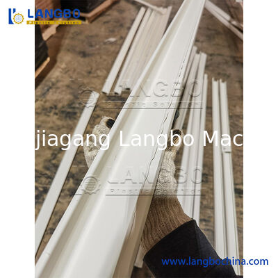 55/110 Conical Twin Screw Extruder PVC Profile Extrusion Line for 1180mm Cable Trunk with 22KW Motor Power