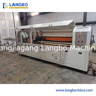 Lini Ekstrusi Profil PVC Extruder Sekrup Kembar Kerucut 55/110 untuk Trunking Kabel 1180mm dengan Daya Motor 22KW