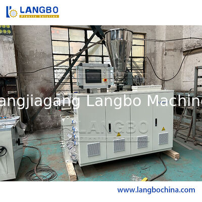 PVC Trunk Extrusion Line Kabel Wire Protection Trunking Profile Making Machine dengan Perangkat Punching