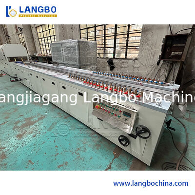 PVC Trunk Extrusion Line Kabel Wire Protection Trunking Profile Making Machine dengan Perangkat Punching
