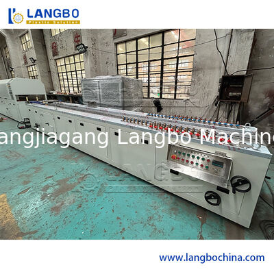 55/110 Conical Twin Screw Extruder PVC Profile Extrusion Line untuk 1180mm Kabel Trunk dengan kekuatan motor 22KW