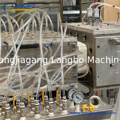 PPE HDPE Mpp PE Plastic Corrugated Composite Pipe WPC Profile Extruder Extrusion Making Machine Line Produksi