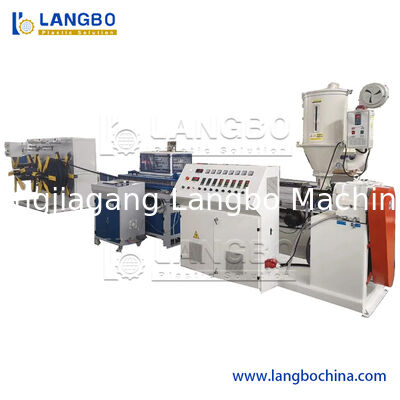 PVC PU Tube Flexible Ducting Extrusion Corrugated Hose Production Line Single Screw Plastic Extruder Mesin pembuatan pipa bergelombang kecil