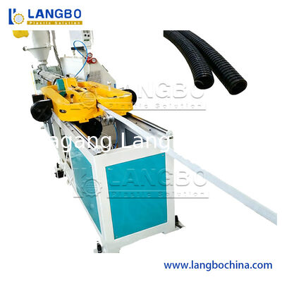 PP PE HDPE PVC PA Pipe Extrusion Line Gas Water Pipe Supply DrainageElectric Hose Tube Production Single Wall Corrugated Plastic Pipe Extrusion Line