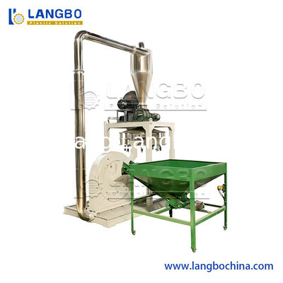 Sampah Plastik PVC Mill Pulverizer Grinder Machine Mesin Penggilingan Plastik Mesin Daur Ulang Bahan PVC Mesin Penggilingan Plastik Pulverizer