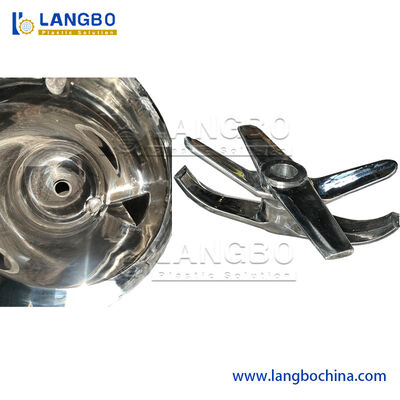 Mesin Pengaduk PVC Kecepatan Tinggi Bubuk PVC Pengaduk Super Pengaduk Turbo Pengaduk Panas dan Dingin PVC