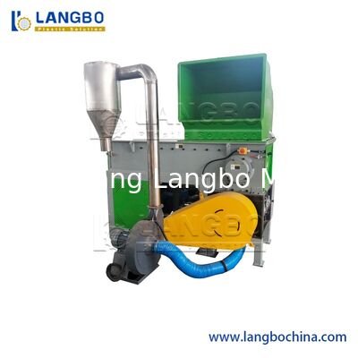 Efisiensi tinggi Plastik PVC PE PP Pet Film Bag Pipe Profil Flake Scrap Botol Crusher Shredder Crushing Shredding Mesin