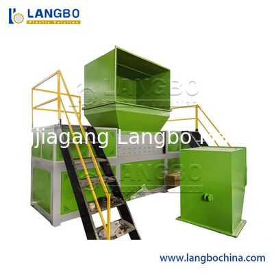 Efisiensi tinggi Plastik PVC PE PP Pet Film Bag Pipe Profil Flake Scrap Botol Crusher Shredder Crushing Shredding Mesin