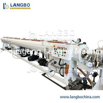 Plastik Supply Water PE HDPE PP PPR Pipe Tube Single Screw Extruder Produksi/Line Extrusion/Making Machine