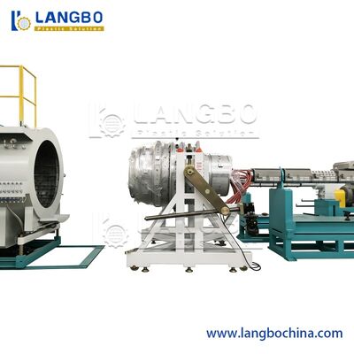 Gas Air PE Pipe Extrusion Line Single Outlet 4 - 9m / Min Capacity