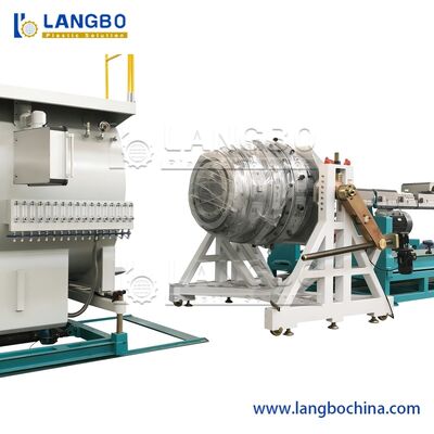 PE Pipe Extrusion Line Cetakan yang dapat disesuaikan Mengurangi Kegagalan Peralatan