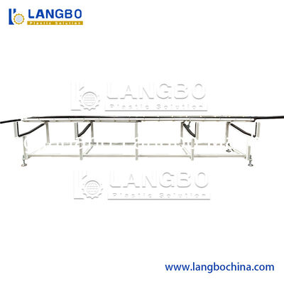 PE Besar Diameter Kerongkongan Pipa Dinding Kembar Single Screw Extruder Ekstrusi Plastik Produksi Line Mesin Membuat