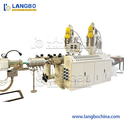 Produksi Ekstrusi Pipa PPR Plastik Dengan Mark Line 63mm PLC Remote Control