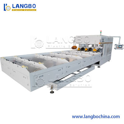 CPVC Pvc Pipe Extruder 75 - 250mm Plastic Pipe Line Produksi