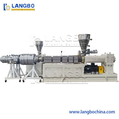 75 - 315mm PVC Pipe Extrusion Line 25mm Dengan Socket Making Machine