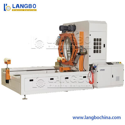 UPVC 75- 250mm Pvc Pipe Extrusion Line Machine Dengan 80/156 Extruder