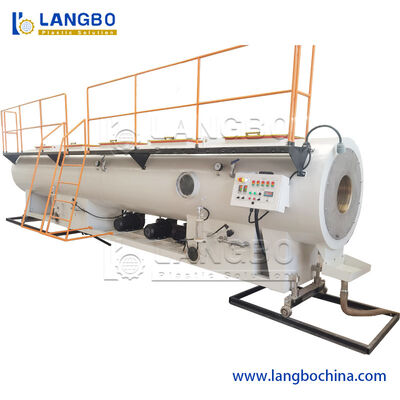 UPVC 75- 250mm Pvc Pipe Extrusion Line Machine Dengan 80/156 Extruder