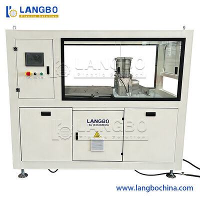 CPVC Pvc Pipe Extruder 75 - 250mm Plastic Pipe Line Produksi