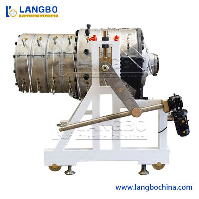 UPVC 75- 250mm Pvc Pipe Extrusion Line Machine Dengan 80/156 Extruder