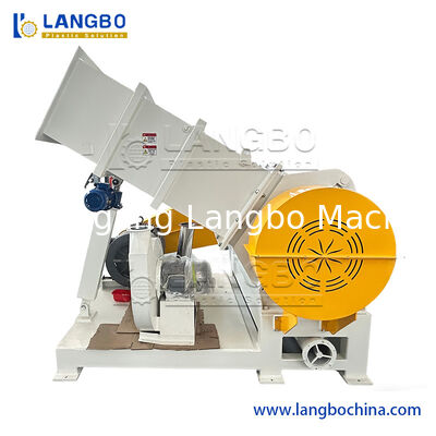 Mesin penghancur plastik vertikal yang kuat untuk pipa PVC PP HDPE LDPE PE Pet Bottle Crushing dengan kapasitas produksi 100-2000kg/H