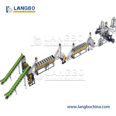 Mesin Pelletizing Daur Ulang Plastik Limbah yang Menghancurkan