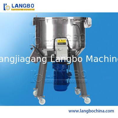 Plastik Color Vertical Mixer untuk Granules atau Powder Material dengan Vacuum Conveyor