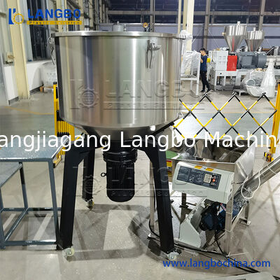 Pelet plastik stainless steel vertikal pencampur warna plastik