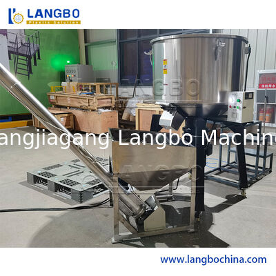 Mesin pencampur warna vertikal kecepatan tinggi untuk granulasi plastik