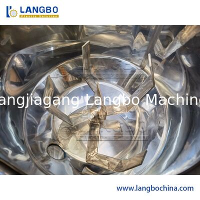 Pelet plastik stainless steel vertikal pencampur warna plastik