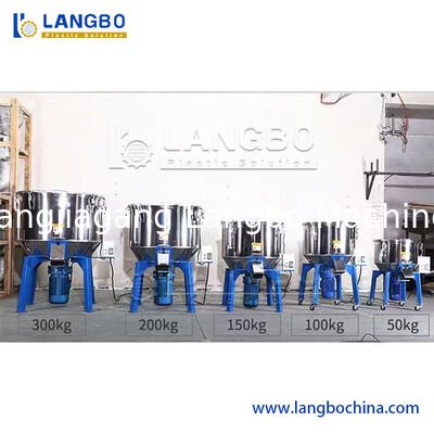 Kualitas tinggi 200kg 150kg 100kg 50kg Mesin pencampuran warna industri plastik Pellet Mixer Color Mixer untuk bahan plastik