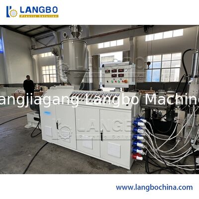 Kebisingan Rendah 20-63mm PPR Pipe Extrusion Line 3 Lapisan PPR Glassfiber Pipe Manufacturing
