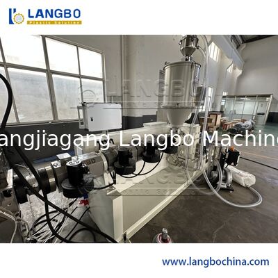 Garis ekstrusi pipa plastik otomatis penuh otomatis untuk PPR pipa air dingin / panas