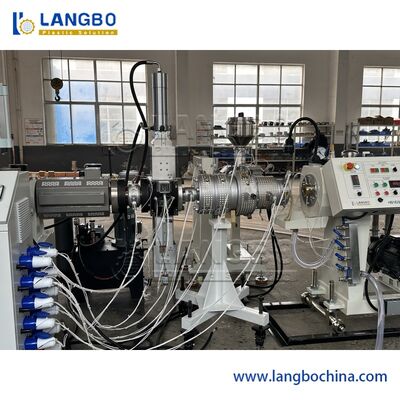 Kerucut PPR Pipa Ekstrusi Garis Twin Screw Online Pipe Weight Metering