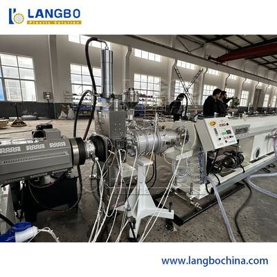 Mesin Ekstrusi Pipa PPR Co-Extrusion 3 Lapis dengan Kapasitas 350kg/jam dan Kontrol PLC