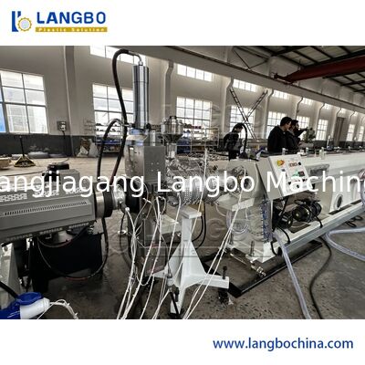 Mesin Ekstrusi Pipa PPR Co-Extrusion 3 Lapis dengan Kapasitas 350kg/jam dan Kontrol PLC SIEMENS