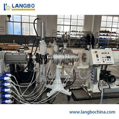 Jalur Pembuatan Pipa PPR PE Plastik 3 Layer PLC Remote Control