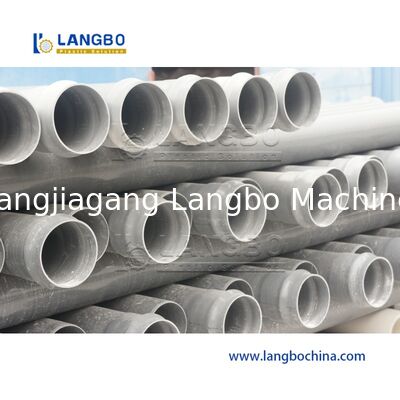 PVC Pipe Extrusion Line dengan Belling Machine untuk Pabrik Pipe