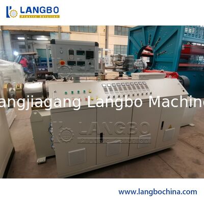 Pipa Air Pvc Twin Screw Extruder, Mesin Ekstrusi Plastik Kontrol Otomatis