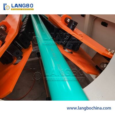 Garis Ekstrusi Pipa PVC Produksi Kecepatan Tinggi Ukuran Pipa yang Dapat Dikustomisasi