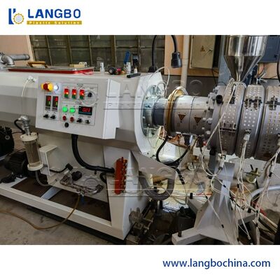 Mesin Ekstrusi Saluran Listrik PVC UPVC Empat Rongga 16-32mm