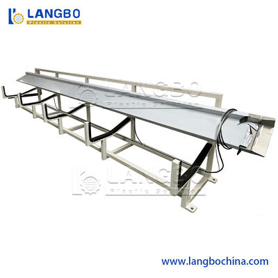 Conical Twin Screw Extruder PVC Kabel Trunk Profil Saluran Saluran Profil Mesin Pembuatan Ekstrusi