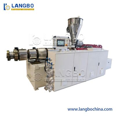 PP PE PVC Limbah Daur Ulang Plastik Kayu Kayu Komposisi WPC Decking Lantai Pagar Post Wall Cladding Window Door Panel Frame Profile Extruder Machine