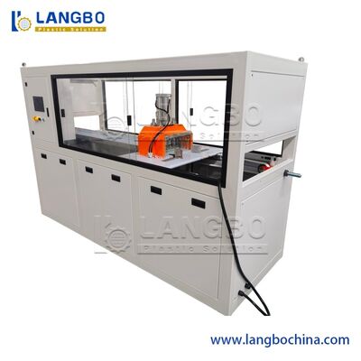 PP PE PVC Limbah Daur Ulang Plastik Kayu Kayu Komposisi WPC Decking Lantai Pagar Post Wall Cladding Window Door Panel Frame Profile Extruder Machine