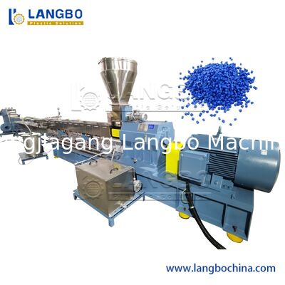 PVC PE Plastik WPC Komposisi Granulator Pelletizing Line/Pelletizing Line Produksi