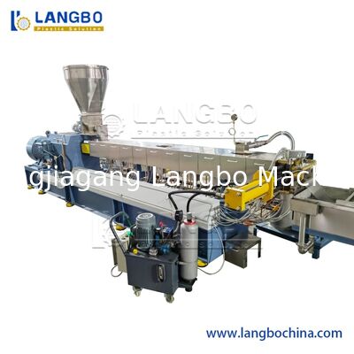 PVC PE Plastik WPC Komposisi Granulator Pelletizing Line/Pelletizing Line Produksi