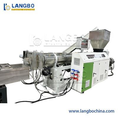 Jalur Produksi Granulasi Ekstrusi Ekstruder Pipa Plastik PE PP Pet PPR PVC UPVC HDPE Berkualitas Tinggi