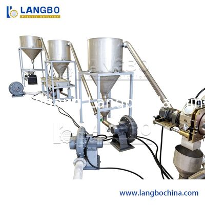 Mesin Granulator Plastik PVC Hot Cutting Compounding Pelletizing Line PVC Granulating Line