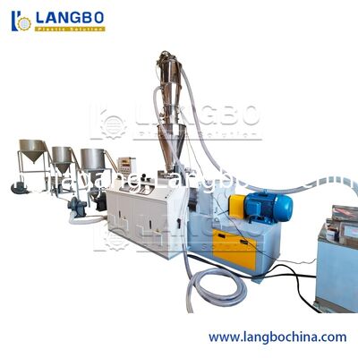 Mesin Granulator Plastik PVC Hot Cutting Compounding Pelletizing Line PVC Granulating Line