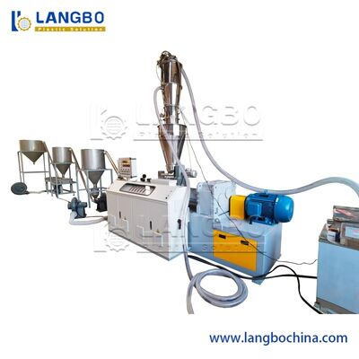 Garis Produksi Granulating PVC Mesin Pembuatan Plastik Granual CPVC Hot-Cutting Pelletizing Line